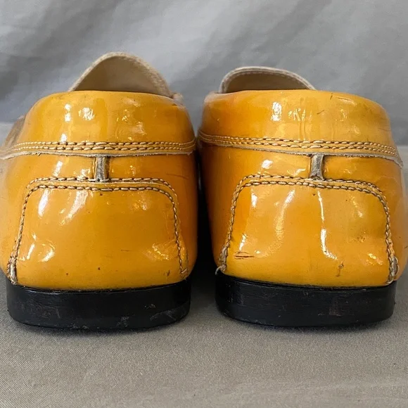 TODS Penny Loafers Womens Junior Size‎ 3.5 US 35 EUR Patent Leather Flat Shoes - Picture 6 of 13